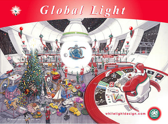 WD Global LIght 2022 Holiday Web Card - Packaging Design: Macro to Micro