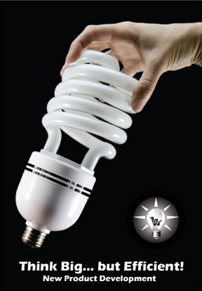 WhiteLight Design ThinkBig Light Bulb Thought