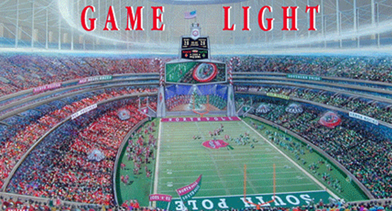 Game Light - 2006 Holiday Card North-South Bowl