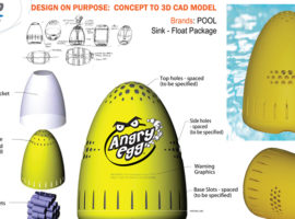 Angry Egg™ sink-to-float package technology
