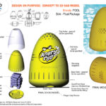 Angry Egg™ sink-to-float package technology
