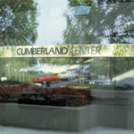 cumberland center glass door entrance sign