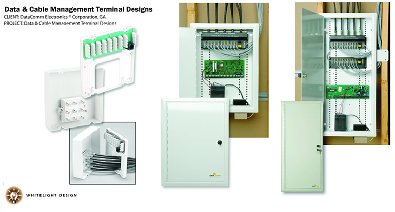 data-cable management terminals designs