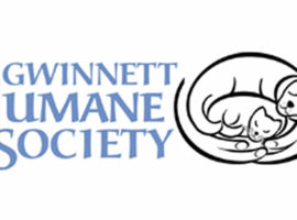 Gwinnett Humane Society Logo Design proposal hands holding dog and cat.
