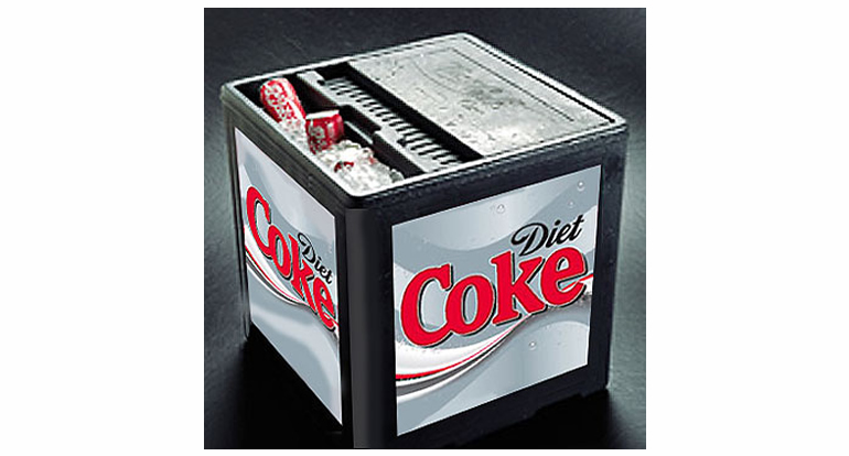 Coca-Cola’s international shipping cooler product.