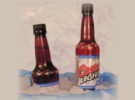 Miller-Coors® Rocky Plastic Beer Bottle