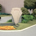 NorthPoint Business Park - Main entry scale model