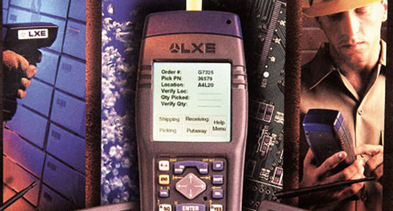 LXE rf inventory terminals product design