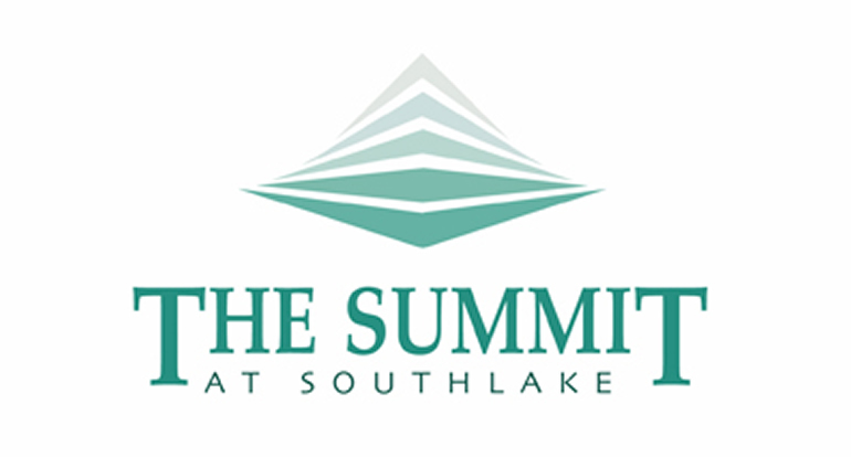 Summit at Southlake logo progressive green rising to the pinnacle.