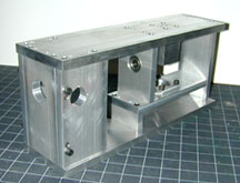 rapid metal aluminum CNC prototype motor test fixture