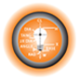 design engineering orange light icon