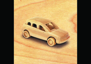 TToy Series of wooden cars and trucks