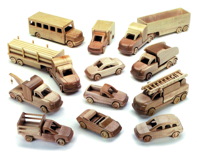 T-Toys_Series of Wooden Cars and Trucks 