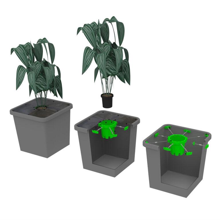 Plant Cloud Planter insert Renderings 2024