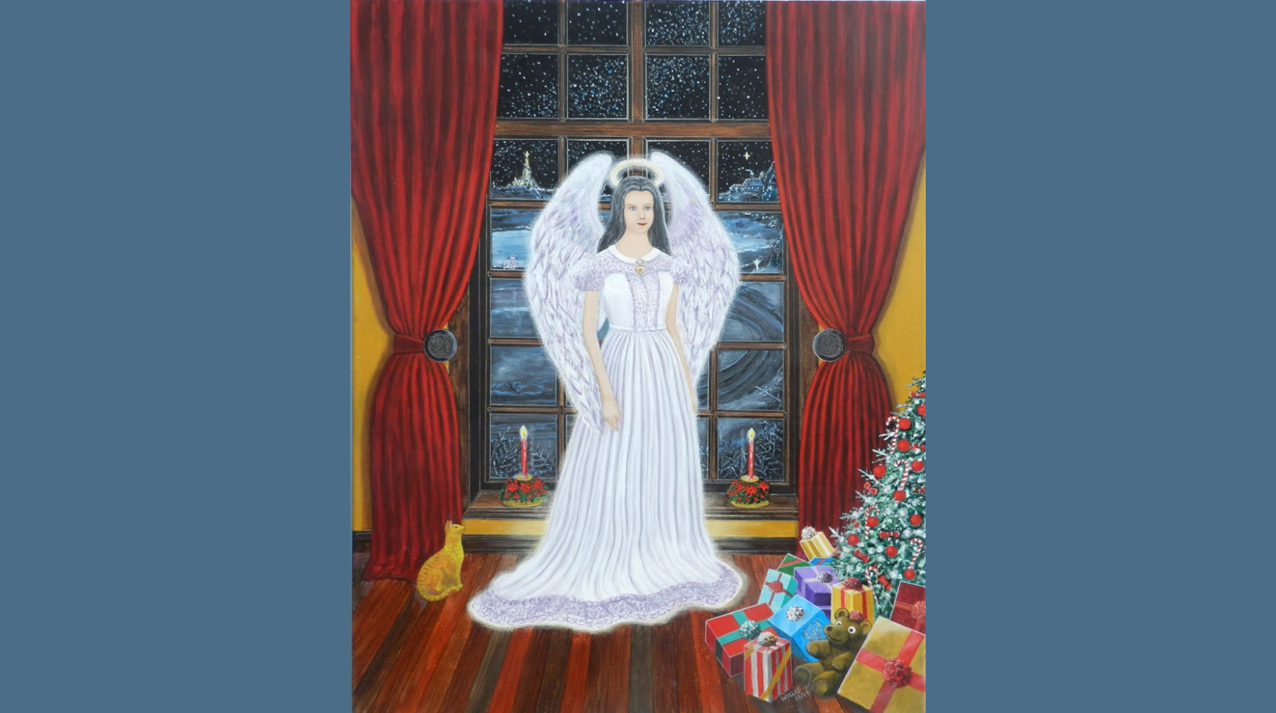 Angel Light 2014 WhiteLight Design annual Holiday Card