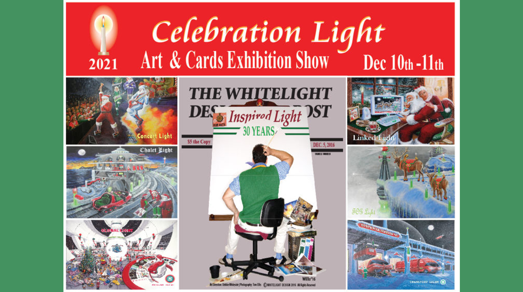 Celebration Light 2021 WhiteLight Design annual Holiday Card