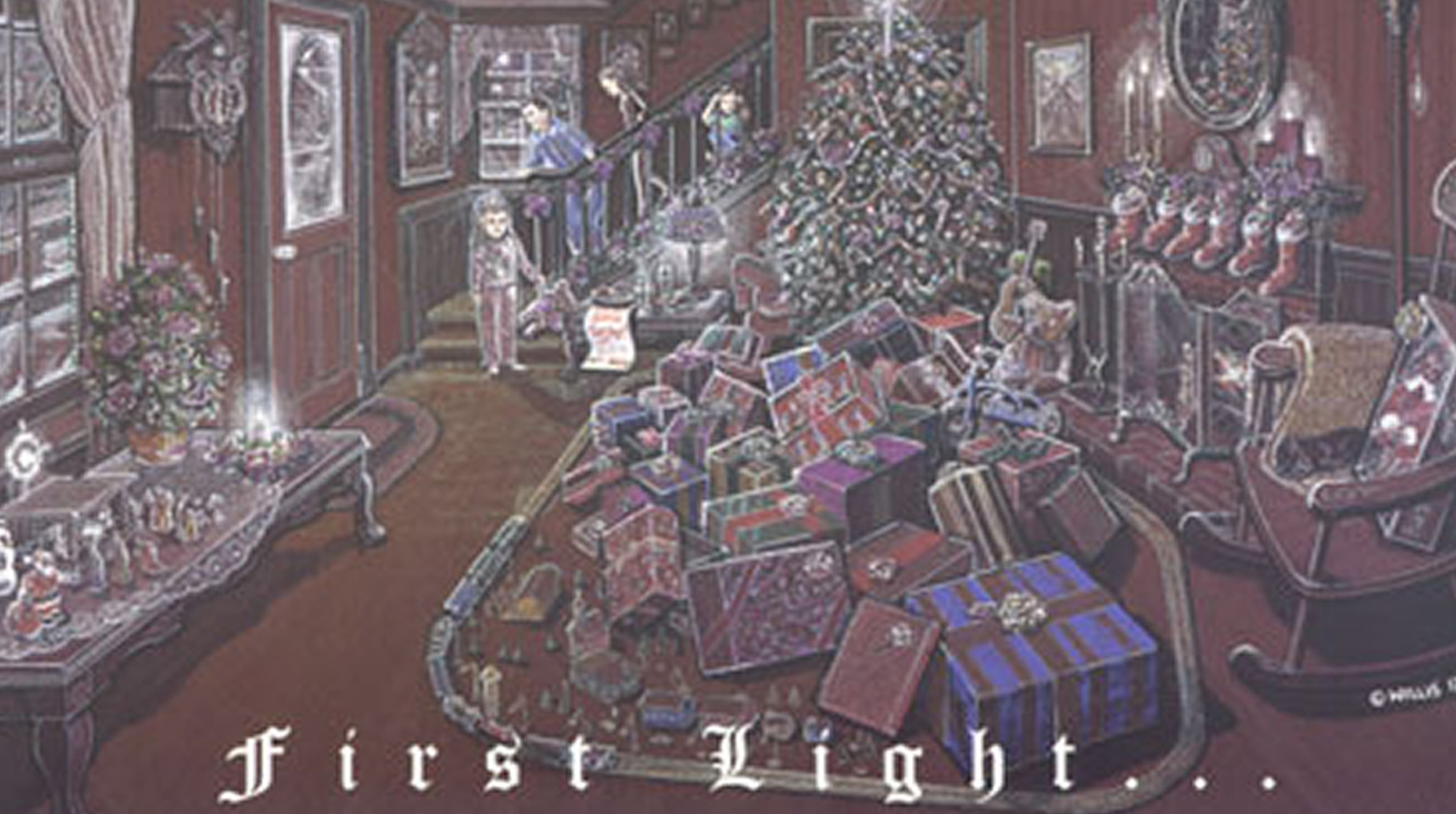 First Light 1997 WhiteLight Design annual Holiday Card