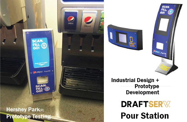 WhiteLight Design Draft Serv pour station