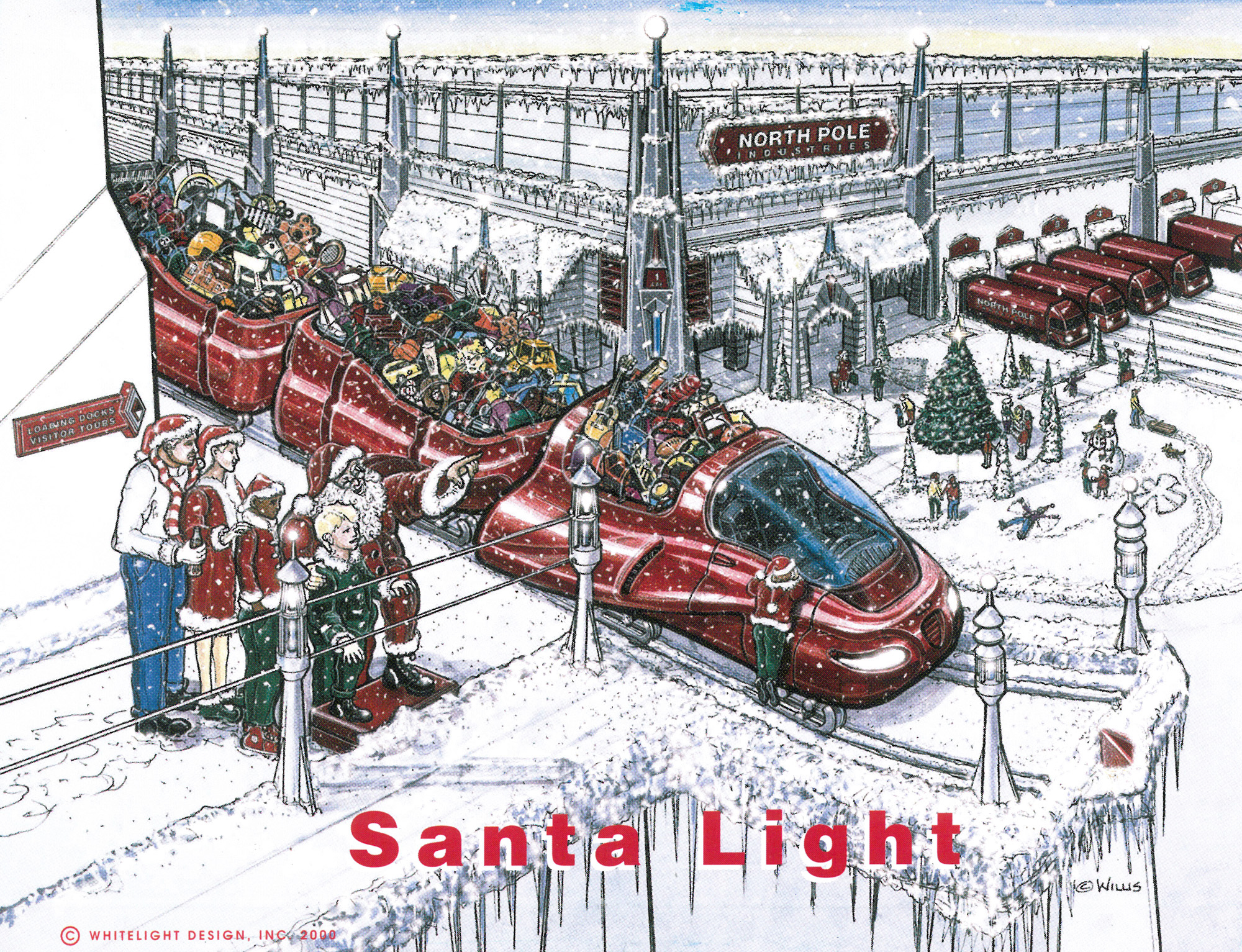 santa light