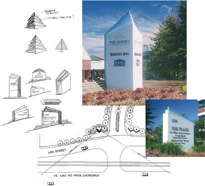 WhiteLight Design The Summit at Southlake Sign